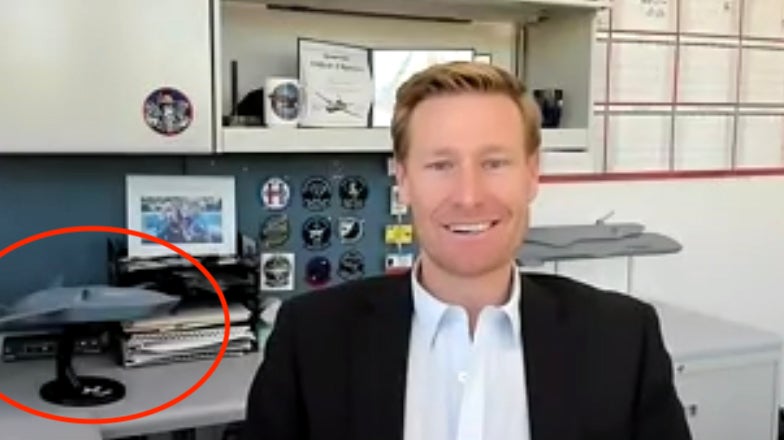 Check Out The Mystery Drone Model On The Desk Of This General Atomics Executive