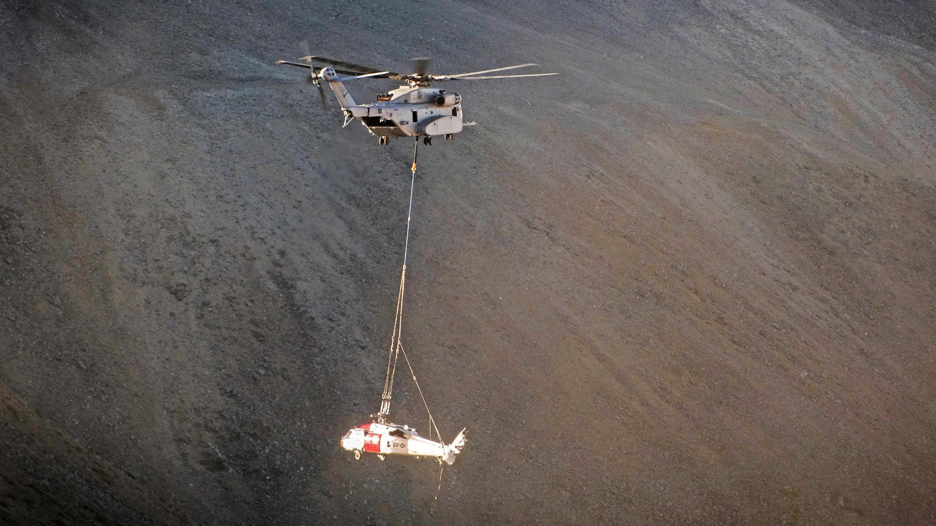 Marines’ CH-53K King Stallion Lifts Stricken MH-60 Seahawk In Its First Real-World Mission