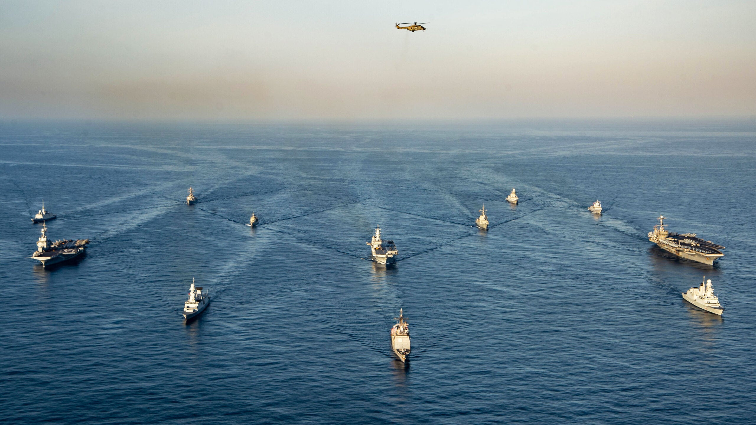 Three NATO Carrier Groups Are Exercising Together In The Mediterranean