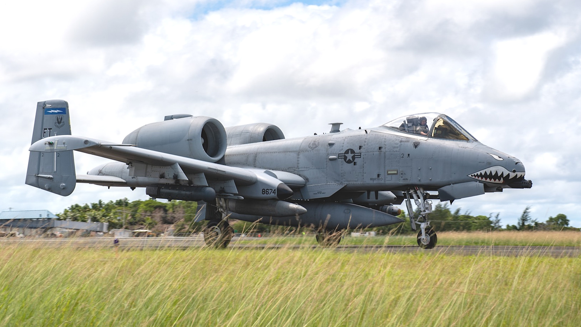 PACIFIC AIR FORCES ドラギンズ A-10 A-10 Warthogs Are Operating From A Tent Village In Palau