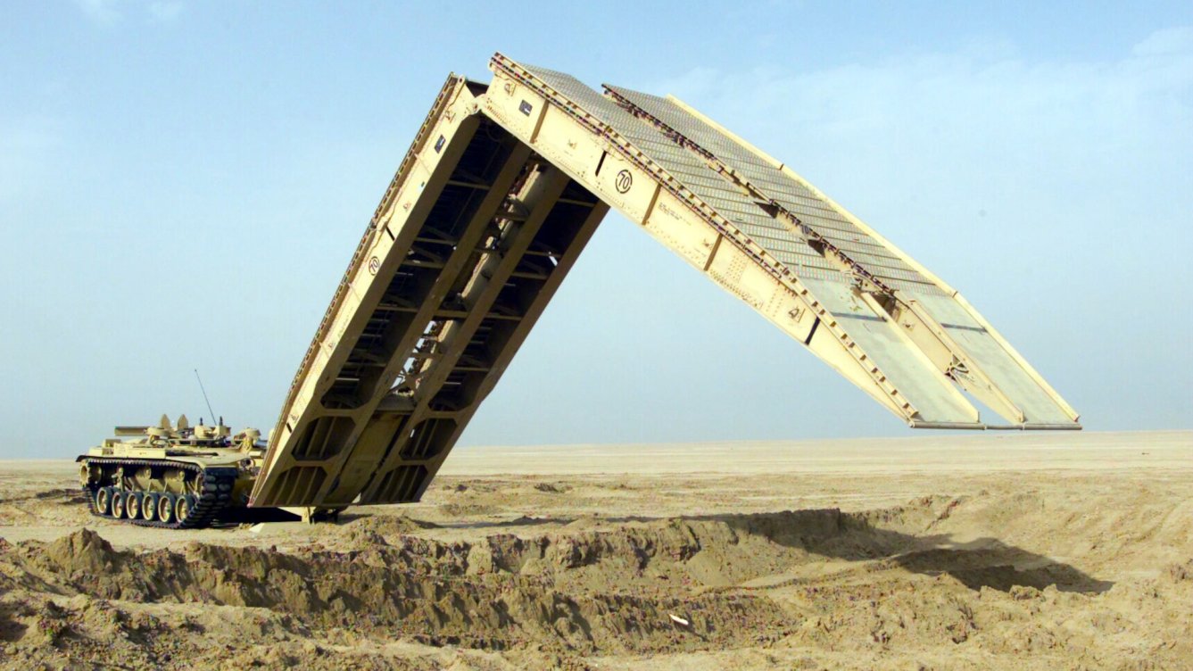 Former M60 Tanks Fitted With Folding Bridges Are Headed For Ukraine