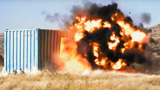 Our First Look At An ALTIUS-600M Loitering Munition Detonating