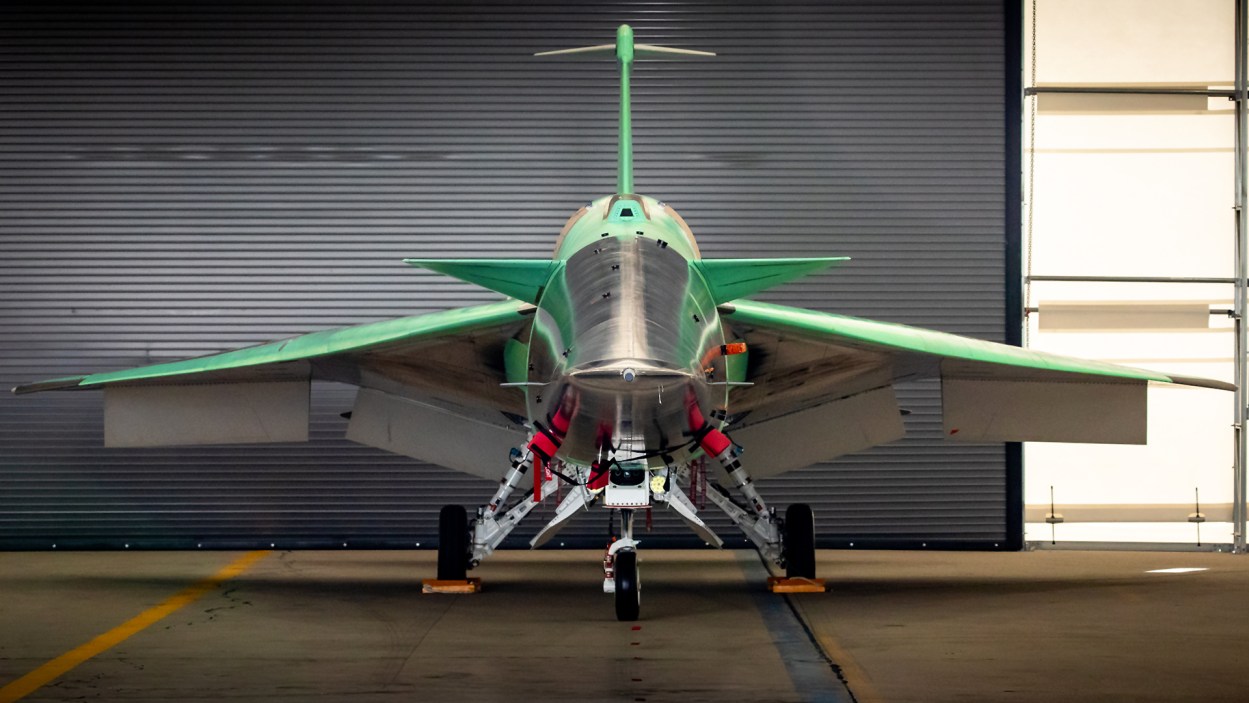 X-59 Supersonic Test Jet Looks Positively Sci-Fi Head-On