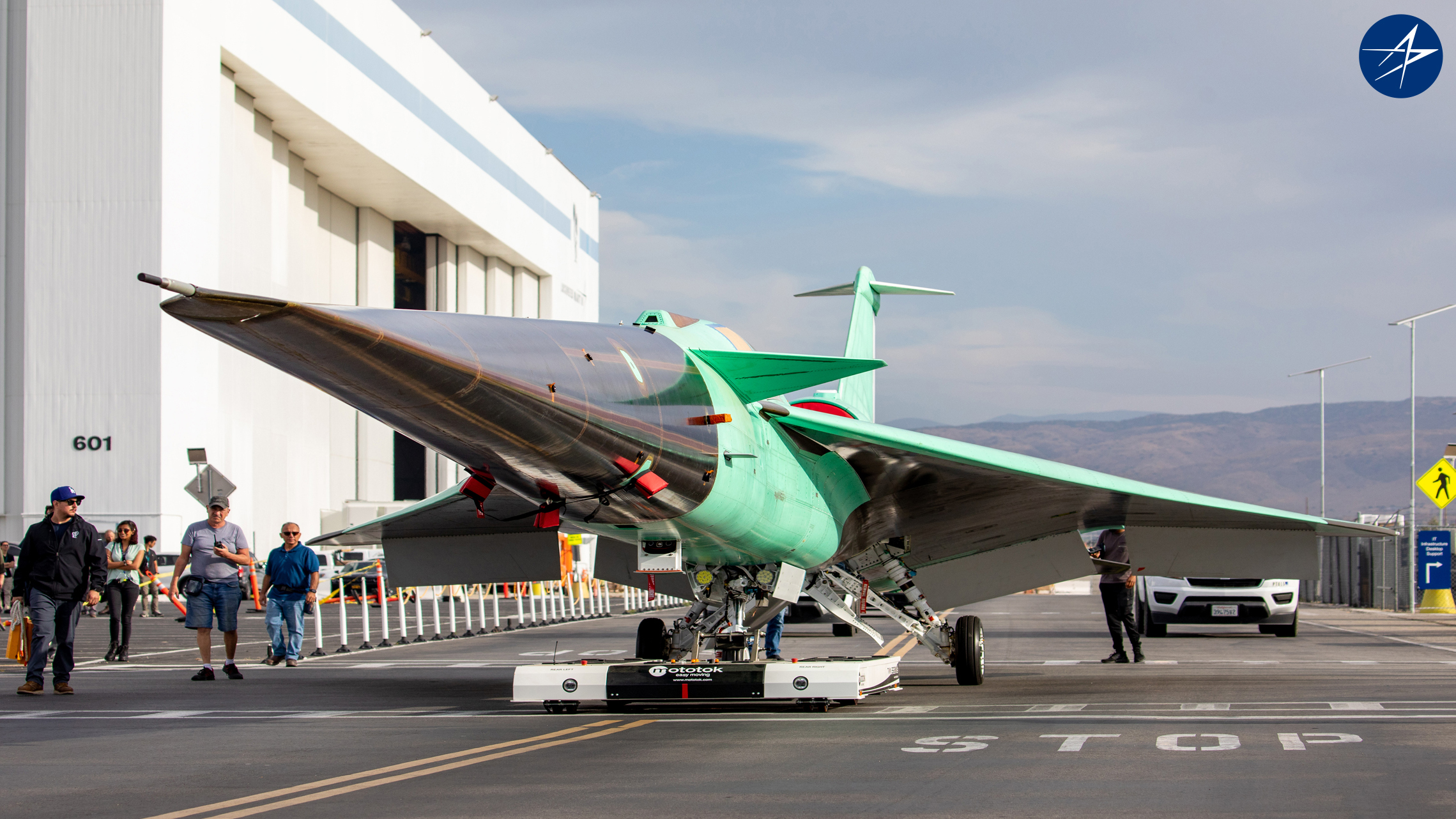 X-59 Supersonic Test Jet Rolled Out At Skunk Works