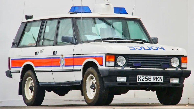 Range Rover, previously used by the Ministry of Defense's Special Operations Group, sold at auction