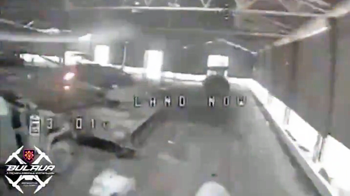 Ukrainian FPV Drones Hunt, Kill Russian Armor Inside Building