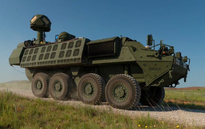 Counter-Drone Stryker Armored Vehicle Armed With Lasers, Rockets, Guns ...