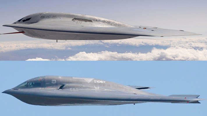 B-21, B-2 Comparison Image Shows Just How Weird The Raider's Windows ...