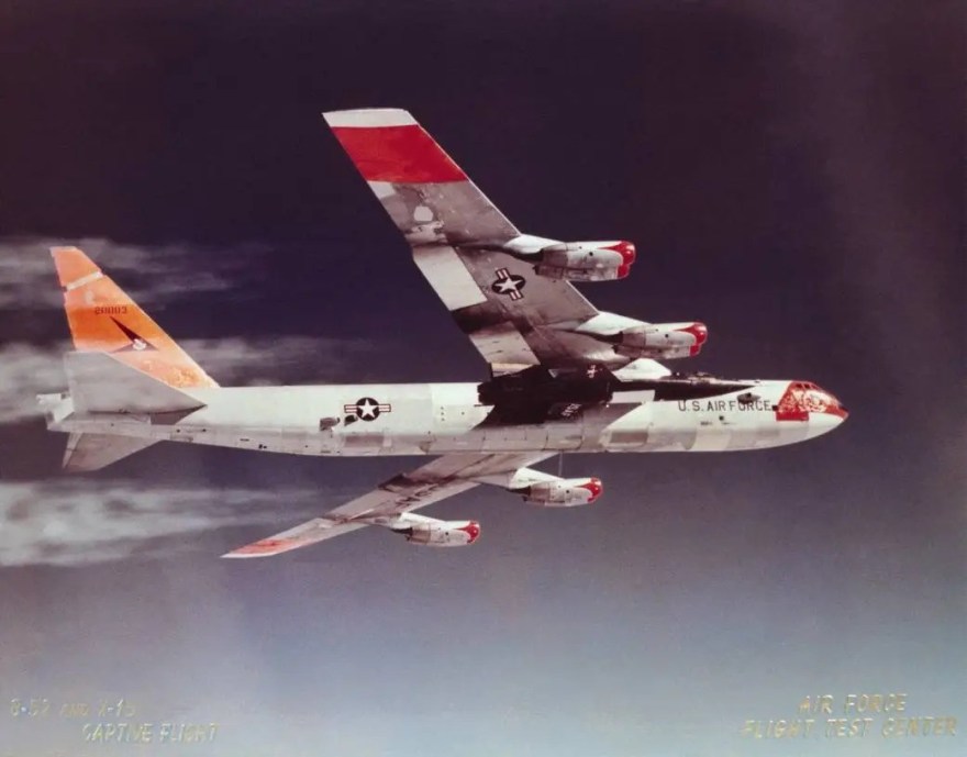 B 52 Emerges In Striking Retro Orange Paint Scheme b-52-emerges-in-striking-retro-orange-paint-scheme