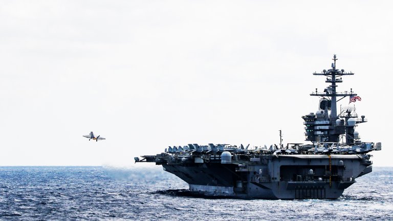 The aircraft carrier USS Abraham Lincoln is now in the Indian Ocean.