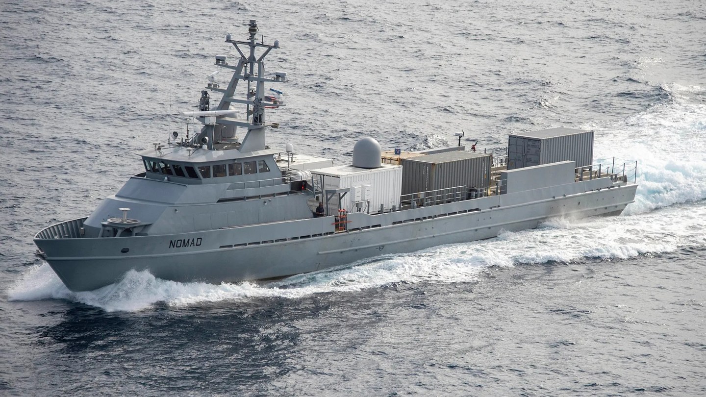 Navy To Simplify Drone Ship Plans, Focus On Containerized Payloads That ...