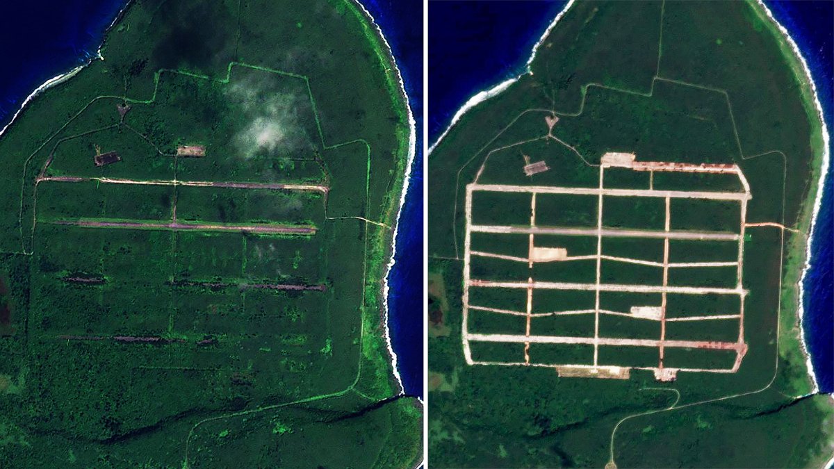 Massive WWII B-29 Bomber Base Fully Reclaimed For Future Pacific Fight