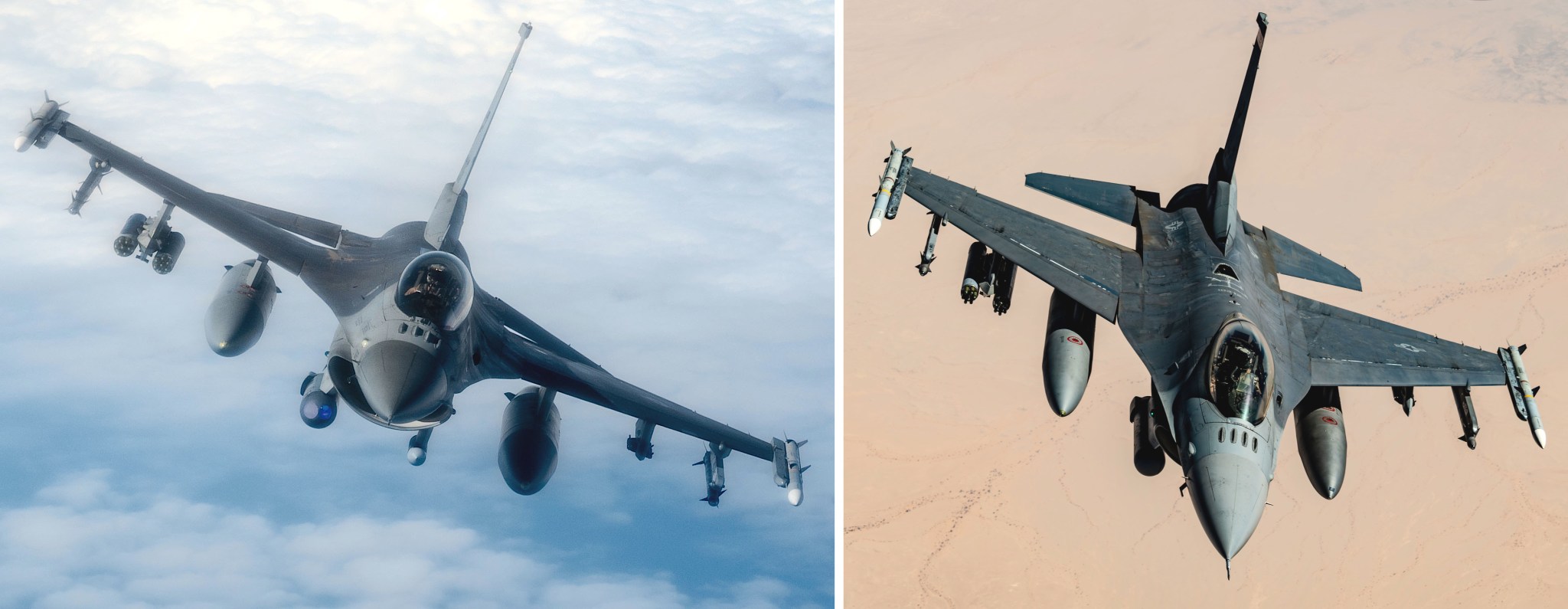 F-16s With Larger Laser-Guided Rocket Loads, Drone Kill Marking Emerge ...