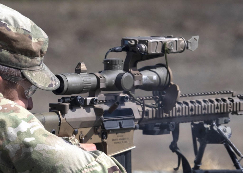Sniper Range Computer Secret Service Eyes New 6.5mm Semi-Automatic Sniper Rifle