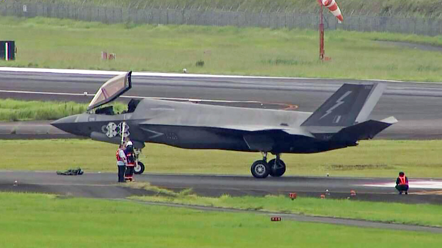 The U.K. Royal Air Force F-35B stealth jet that was forced to make an emergency diversion to Japan last week is still there, the U.K. Ministry of Defense has told TWZ.