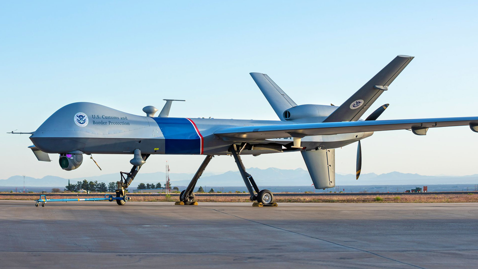 A Customs and Border Protection MQ-9 flew deep into Mexico today.