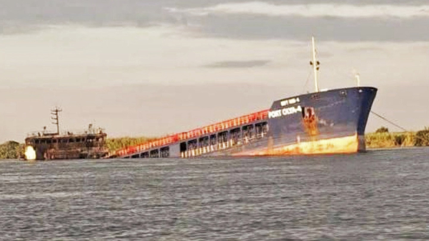 Ukraine has carried out an audacious drone strike on the Caspian Sea port of Olya, in Russia’s Astrakhan region, hitting one cargo vessel that Kyiv says was being used to transport arms from Iran. U.K.-based maritime security firm Ambrey confirmed to TWZ that this is the first time that a direct attack of this kind had been made on Olya and that it had resulted in one ship sunk. It also appears to be the first time that Ukraine has successfully targeted any kind of vessel in the Caspian Sea area.