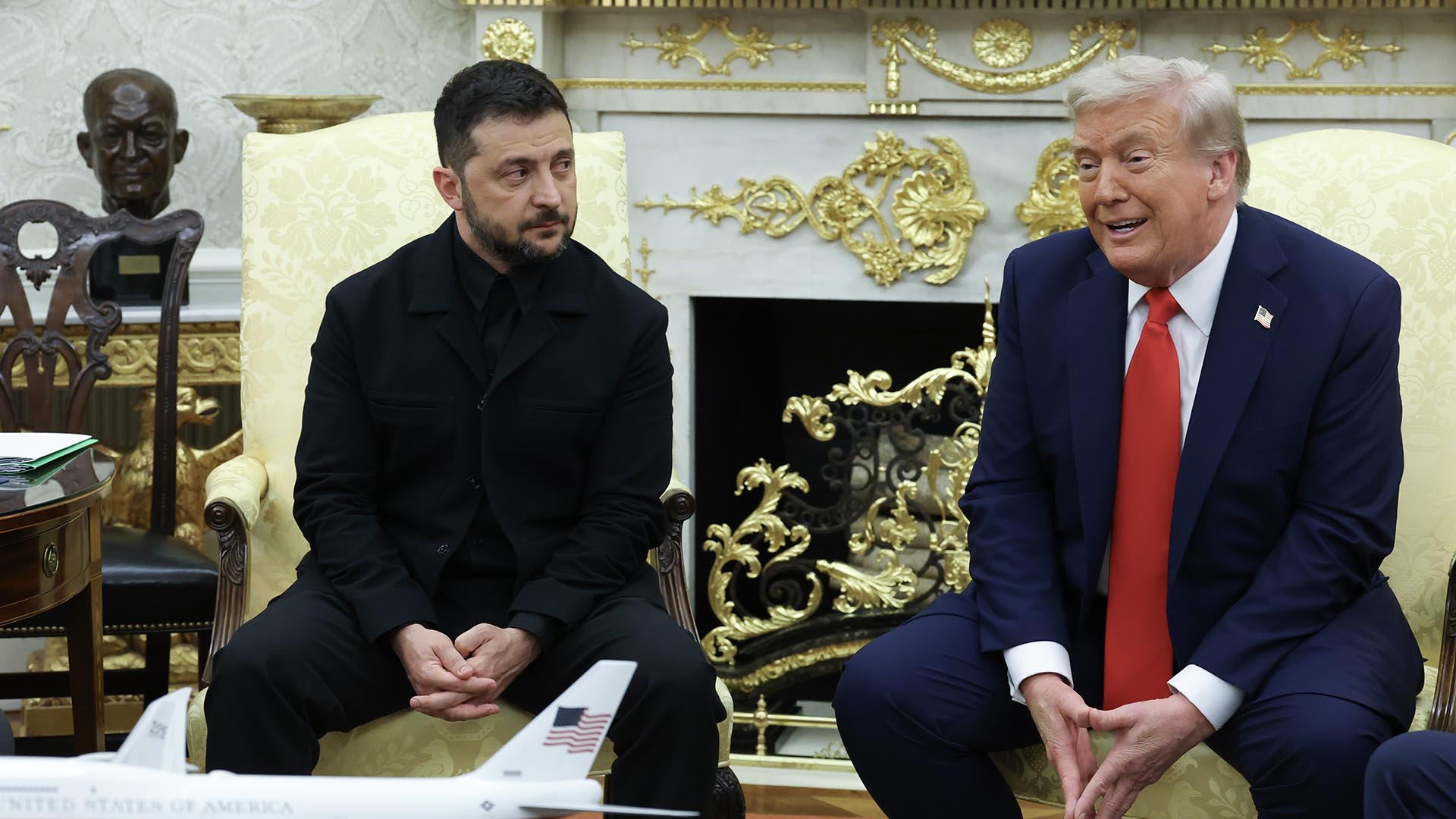 Ukrainian President Volodymyr Zelensky is in a risky spot as he meets with U.S. President Donald Trump at the White House.