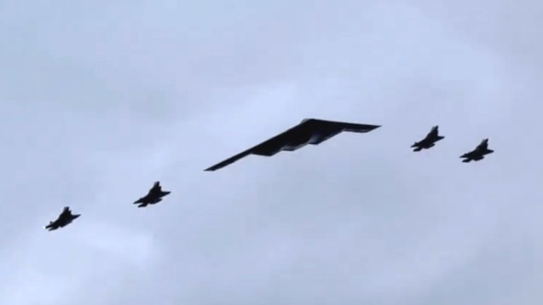 A pair of B-2 bombers touched down at Elmendorf Air Force Base in Alaska yesterday, and more may now be headed in the same direction.