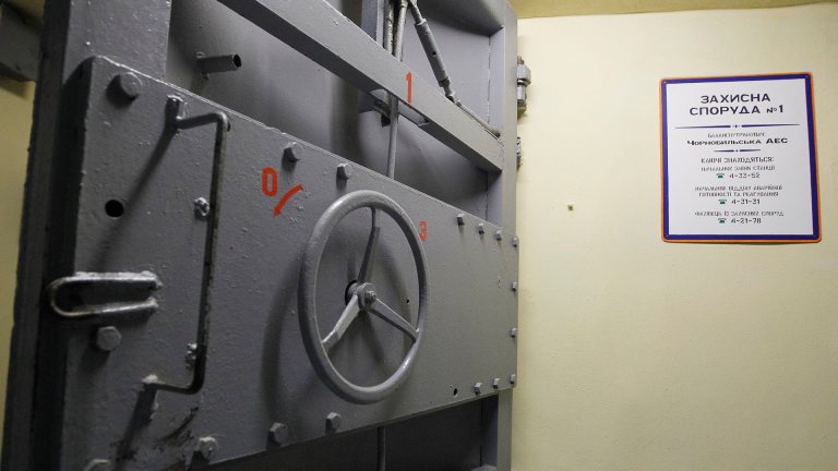 A view inside the bunker in the Chernobyl Nuclear power plant during a press tour of the locations depicted in The Chernobyl Series (HBO), in Chernobyl, Ukraine, on 7 June 2019. The Chernobyl Series (HBO) , which depicts the Chernobyl nuclear power disaster's aftermath, including the clean-up operation and subsequent inquiry, drives boom in tourists travelling to see the site of nuclear disaster. Tour agencies have reported up to a 40 per cent increase in bookings since the miniseries aired May 2019. On 2019 Ukraine marked the 33rd anniversary of Chernobyl nuclear disaster. The Chernobyl accident occurred on 26 April 1986 at the Chernobyl Nuclear Power Plant near the city of Pripyat, and regarded the biggest nuclear accident in the history. (Photo by STR/NurPhoto via Getty Images)