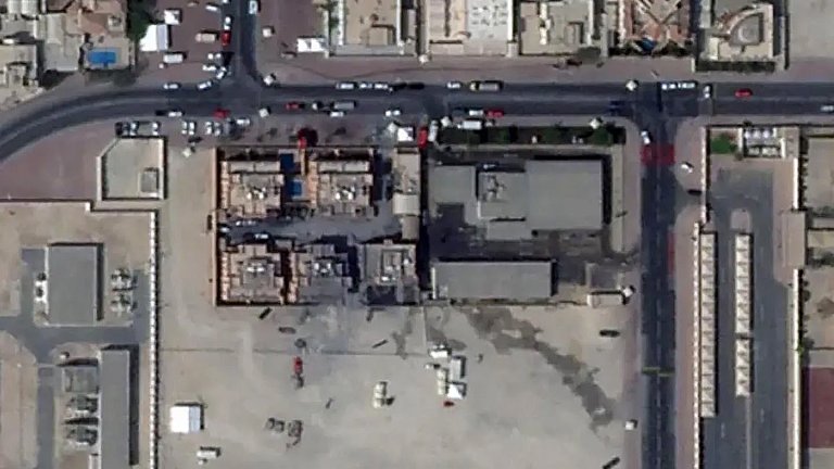 New satellite images provided by Planet Labs shows the precision of the Israeli strike on the Hamas Qatar compound.