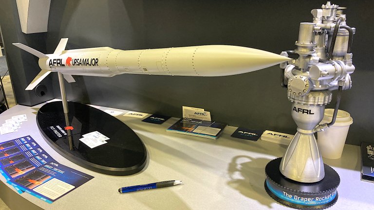 The U.S. Air Force is working to combine an aerial target designed to simulate ballistic threats and a liquid-fuel rocket motor into a new, lower-cost hypersonic missile dubbed Angry Tortoise.