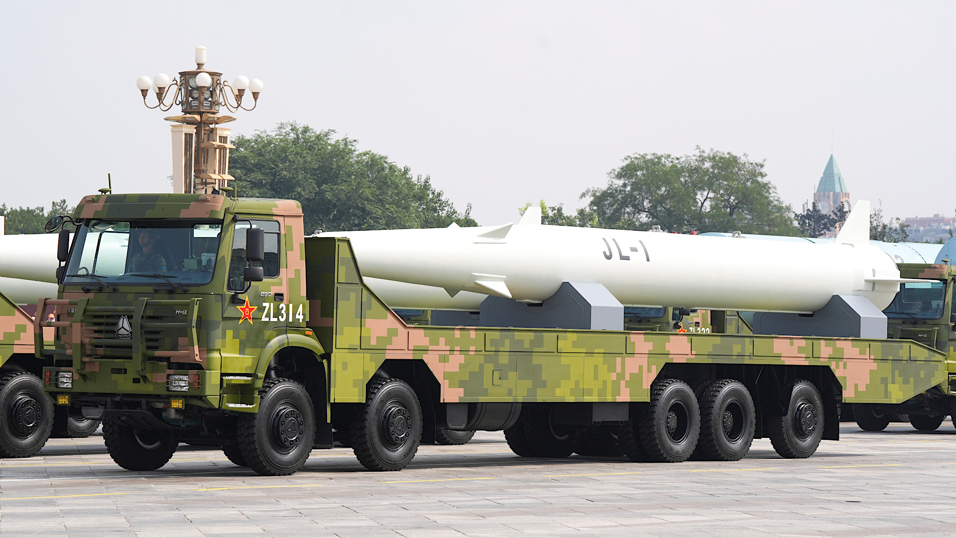 China officially unveiled a nuclear-capable air-launched ballistic missile (ALBM) called the JL-1 at its sprawling military parade in Beijing yesterday.