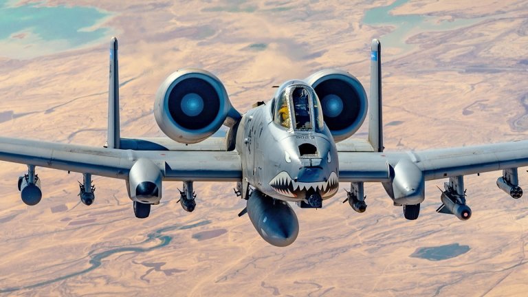 A U.S. Air Force A-10 Thunderbolt II flies a presence patrol over the U.S. Central Command area of responsibility, Feb. 26, 2025. The U.S. Air Force is globally postured to protect and defend the freedom of coalition allies and regional partners within the CENTCOM AOR to maintain peace and stability.