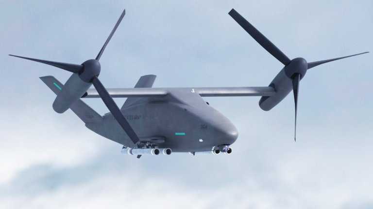 Boeing CxR collaborative tiltrotor drone.