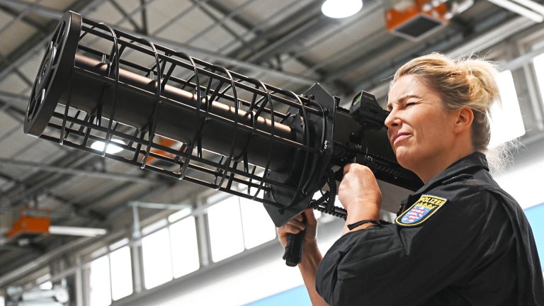 Germany's leader is pushing for permission to shoot down threatening drones.