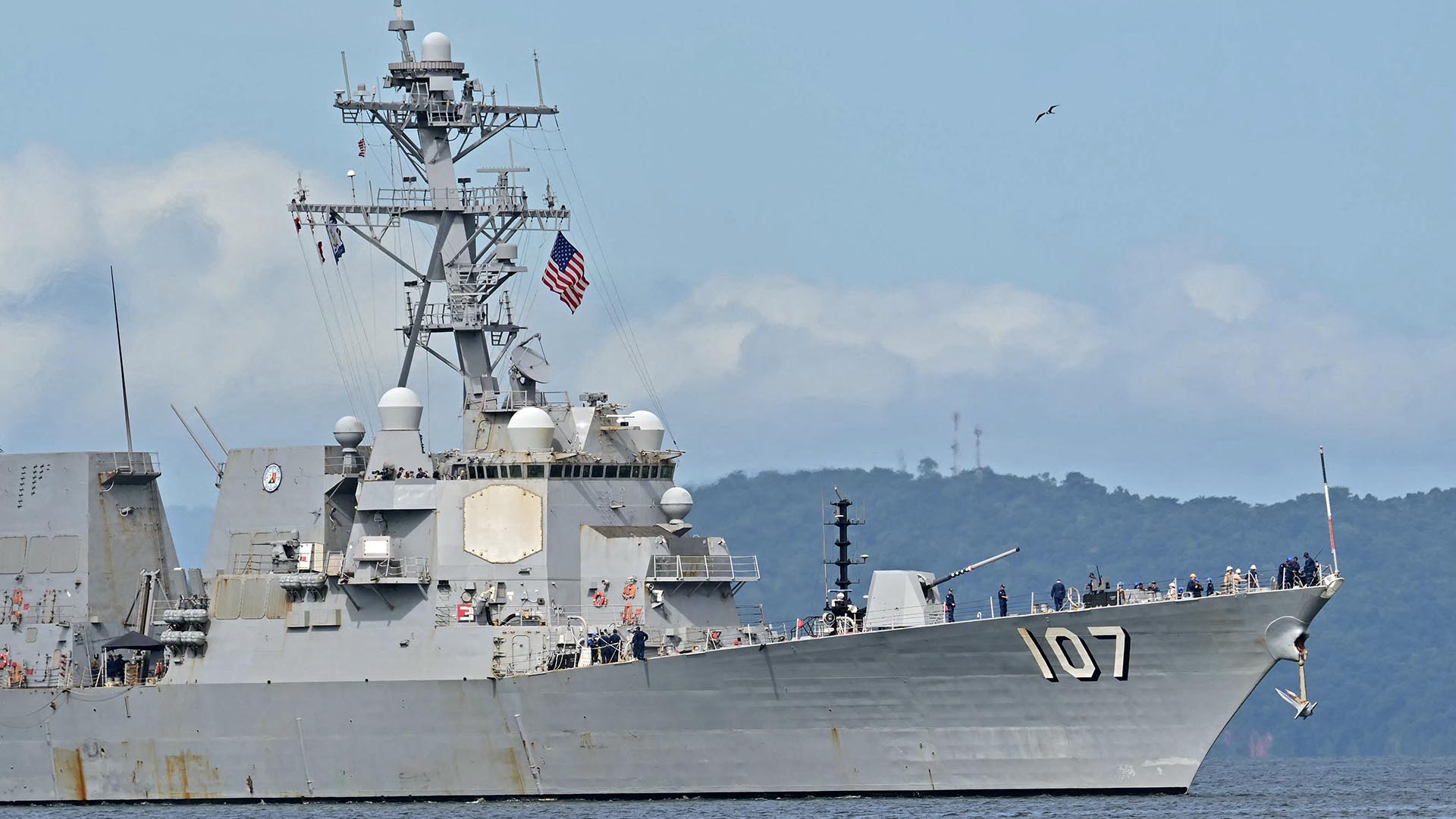 Massive Hurricane Forces Movement Of Several Navy Ships Deployed