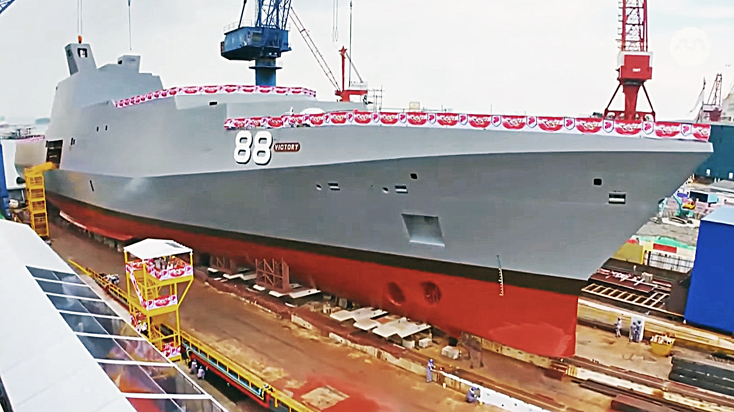 Singapore Launches Its Biggest And Most Capable Warship Ever