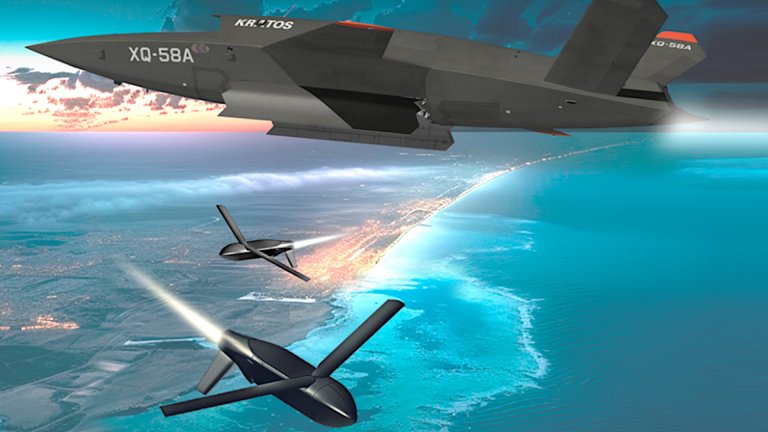 Northrop Grumman has been doing detailed design work that lays a path to air-launching its Lumberjack loitering one-way attack drone from Kratos' stealthy XQ-58 Valkyrie uncrewed aircraft.