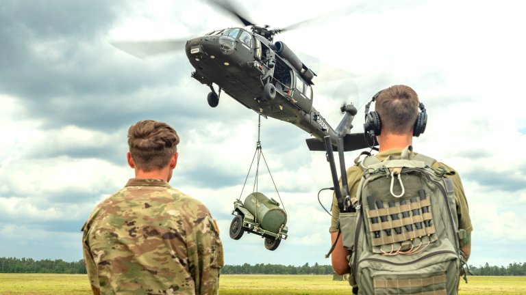 For the first time, Sikorsky's optionally-piloted UH-60 Black Hawk helicopter performed parachute drops, hovered on its own while sling loads were attached, and flew a simulated medical evacuation mission at the direction of an untrained individual onboard.