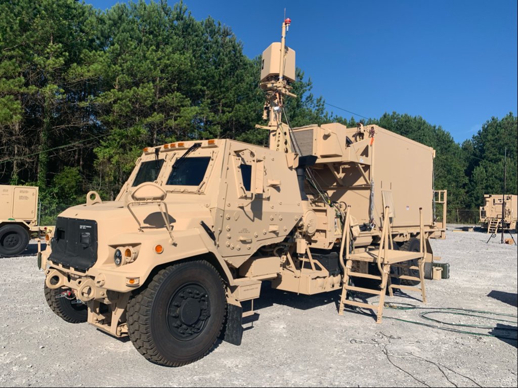 Shown is the Engagement Operation Center which is the primary data process and communication component of IBCS.