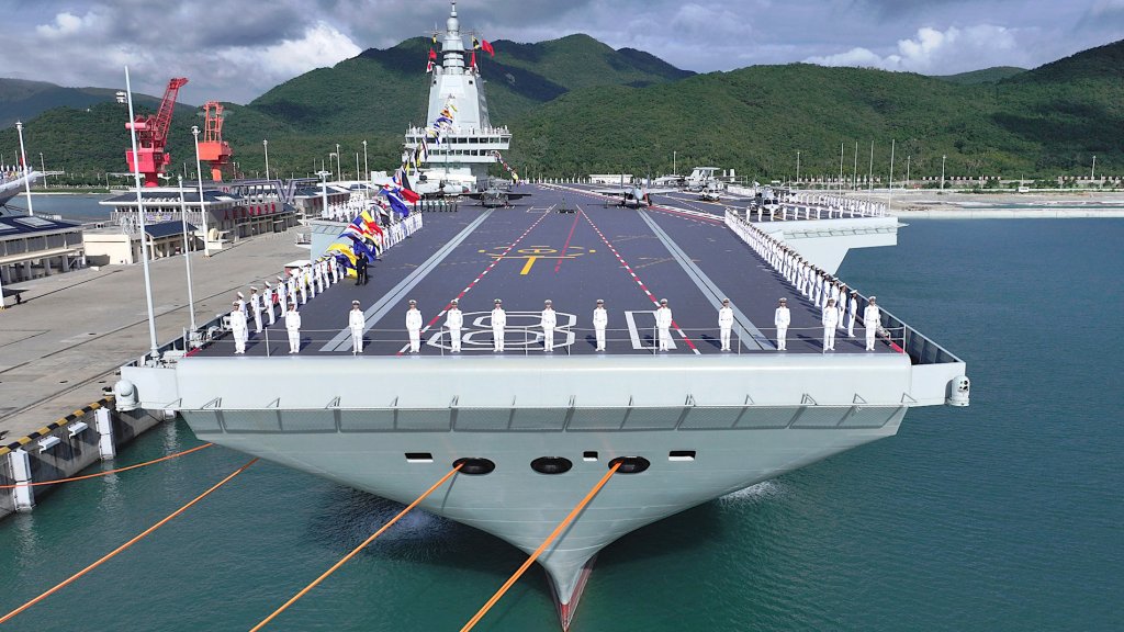 China has now formally commissioned its first catapult-equipped aircraft carrier, the Fujian, into service.