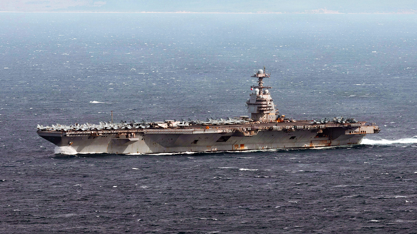 The aircraft carrier USS Gerald R. Ford has joined the SOUTHCOM fight against drug traffickers and pressure campaign against Venezuelan dictator Nicholas Maduro.