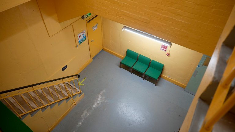 NANTWICH, ENGLAND - MAY 24: A general view inside the former RAF Hack Green secret nuclear bunker on May 24, 2023 in Nantwich, England. Hack Green played a central role in the defence of Britain for almost sixty years. It was chosen during WW2 to protect the land between Birmingham and Liverpool from hostile attack and as a location for the new RADAR equipment. The bunker went on to be used for shelter and protection during the Cold War. As relations between East and West thawed many of the UK's nuclear bunkers were sold off. The Secret Bunker is now privately owned by the Siebert family and is run as a museum trust. (Photo by Christopher Furlong/Getty Images)