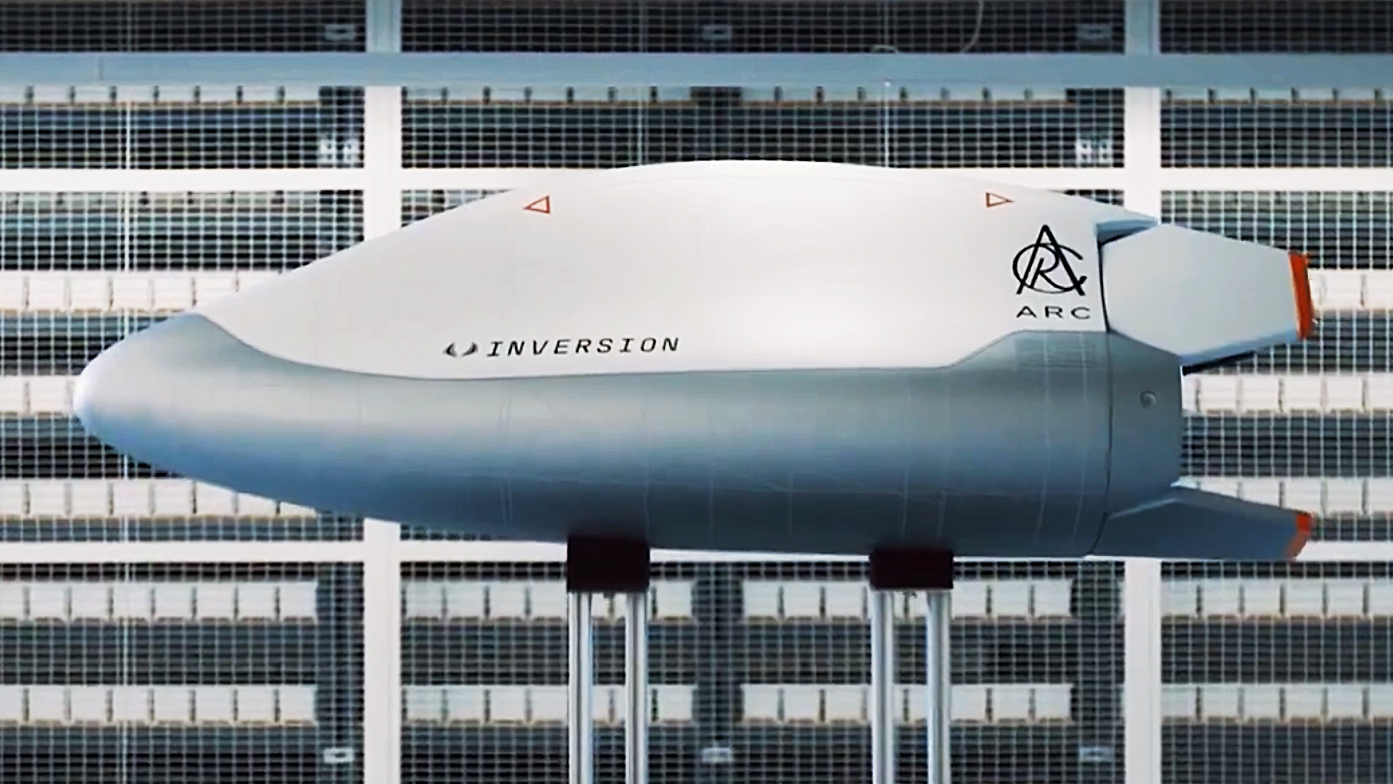 Arc orbital supply capsule.