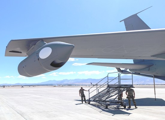 KC-135 Refueling Pods Have Been Converted Into Flying Communication Nodes