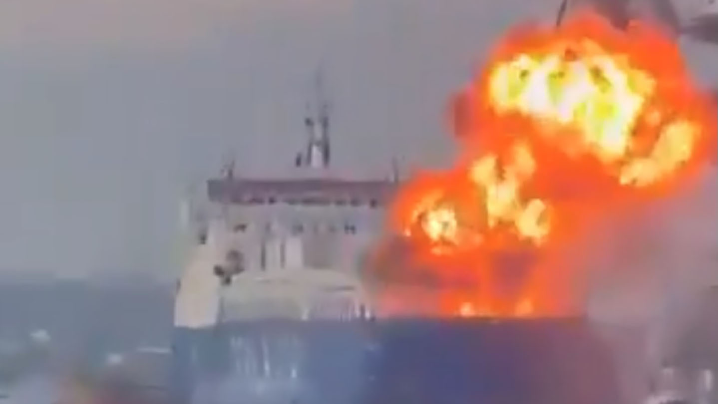 Russia carried out a retaliation strike for Ukraine's attacks on its ships.