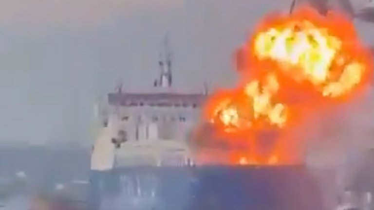 Russia carried out a retaliation strike for Ukraine's attacks on its ships.