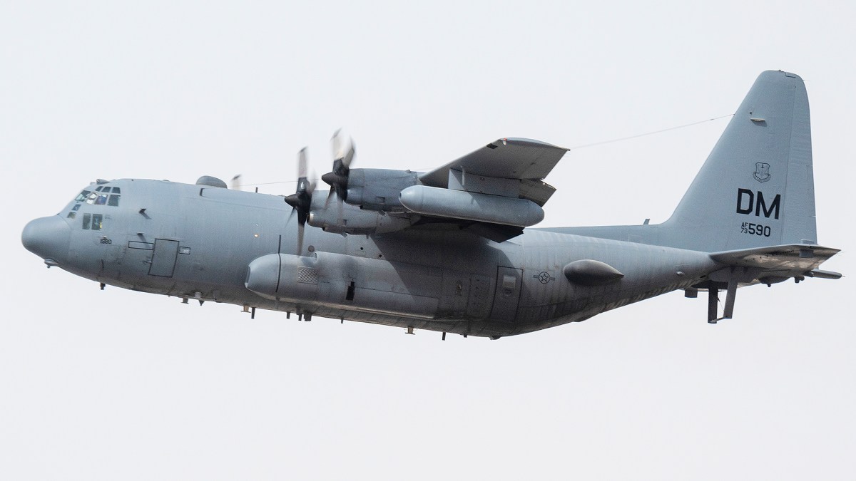 EC-130H Compass Call Electronic Warfare Plane Joins Growing U.S. Force In Caribbean