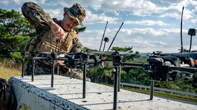 The Marine Corps is seeking to bolster its supply of FPV drones.