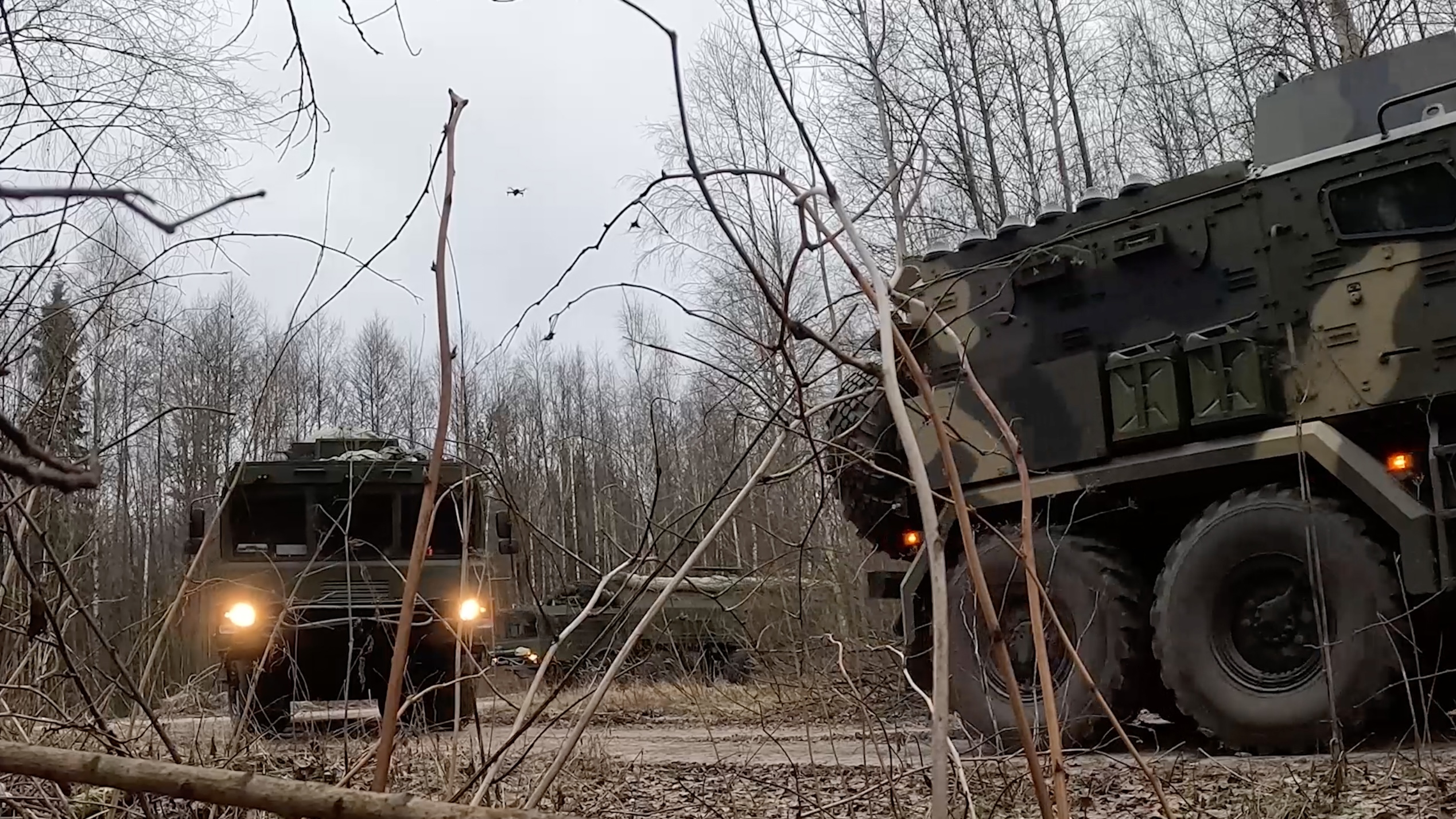 BELARUS - DECEMBER 30: (----EDITORIAL USE ONLY â" MANDATORY CREDIT - 'RUSSIAN DEFENSE MINISTRY / HANDOUT' - NO MARKETING NO ADVERTISING CAMPAIGNS - DISTRIBUTED AS A SERVICE TO CLIENTS----) A screen grab from a video shows installation of the Oreshnik missile system on December 30, 2025 in Belarus. Belarus has placed a military unit equipped with the Russian-made Oreshnik mobile ground-based missile system on combat duty, according to official information. The unitâs launch, communications, security, and technical crews completed additional training before becoming operational. Belarusian President Alexander Lukashenko has previously said that up to 10 Oreshnik ballistic missile systems could be deployed in the country. (Photo by Russian Defense Ministry/Anadolu via Getty Images)