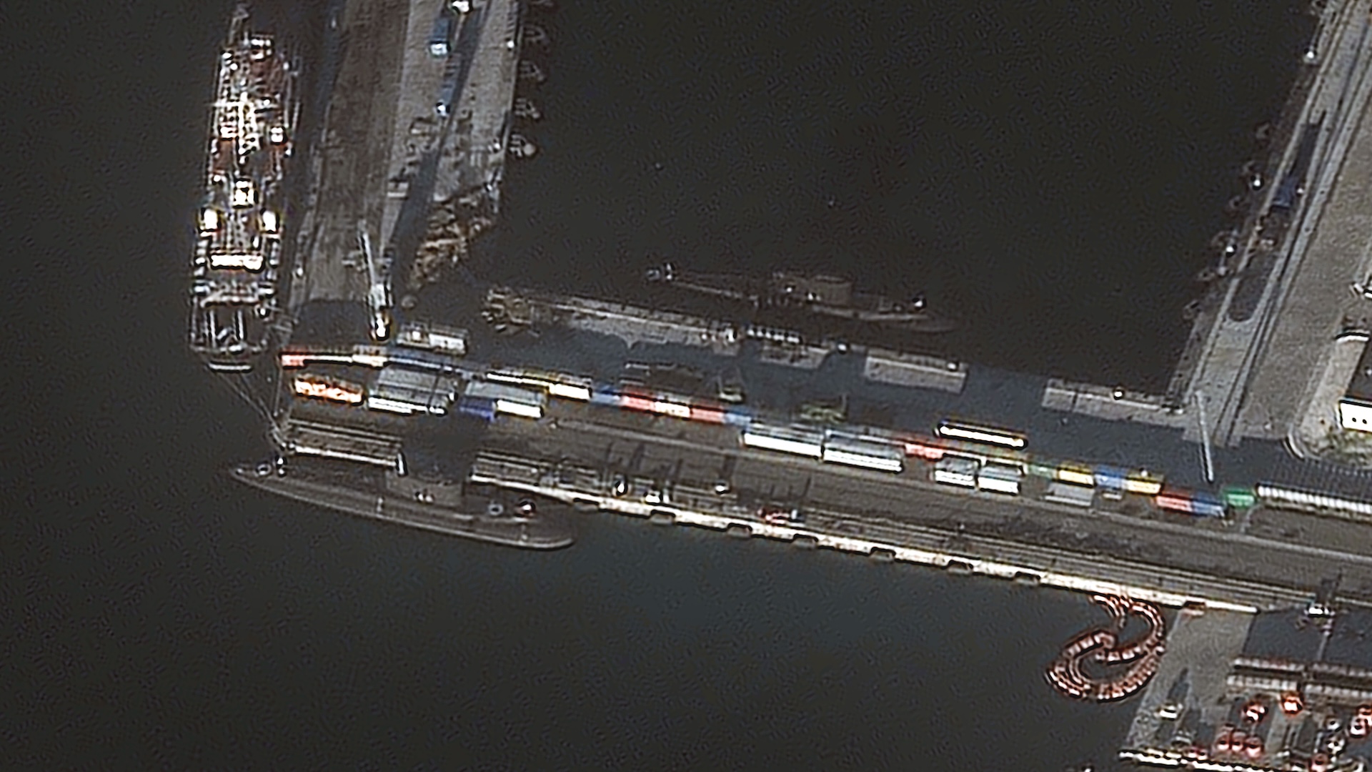 Satellite imagery is now available showing the aftermath of a Ukrainian attack yesterday on a Russian Navy Improved Kilo class diesel-electric submarine in the Black Sea naval stronghold of Novorossiysk.