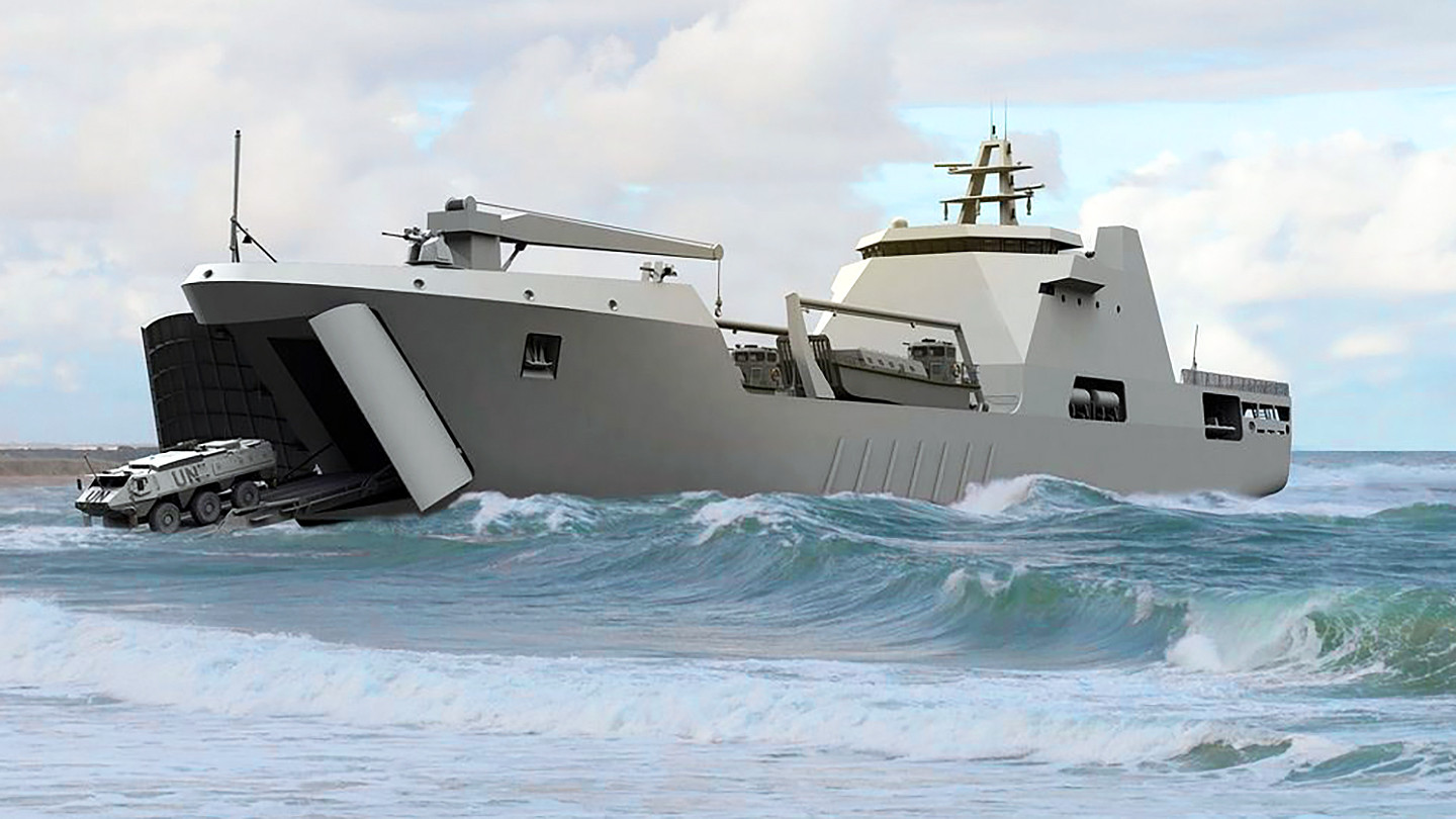 The U.S. Navy has chosen the LST-100 from Dutch shipbuilder Damen to be the basis of a new class of Medium Landing Ships, or LSMs.