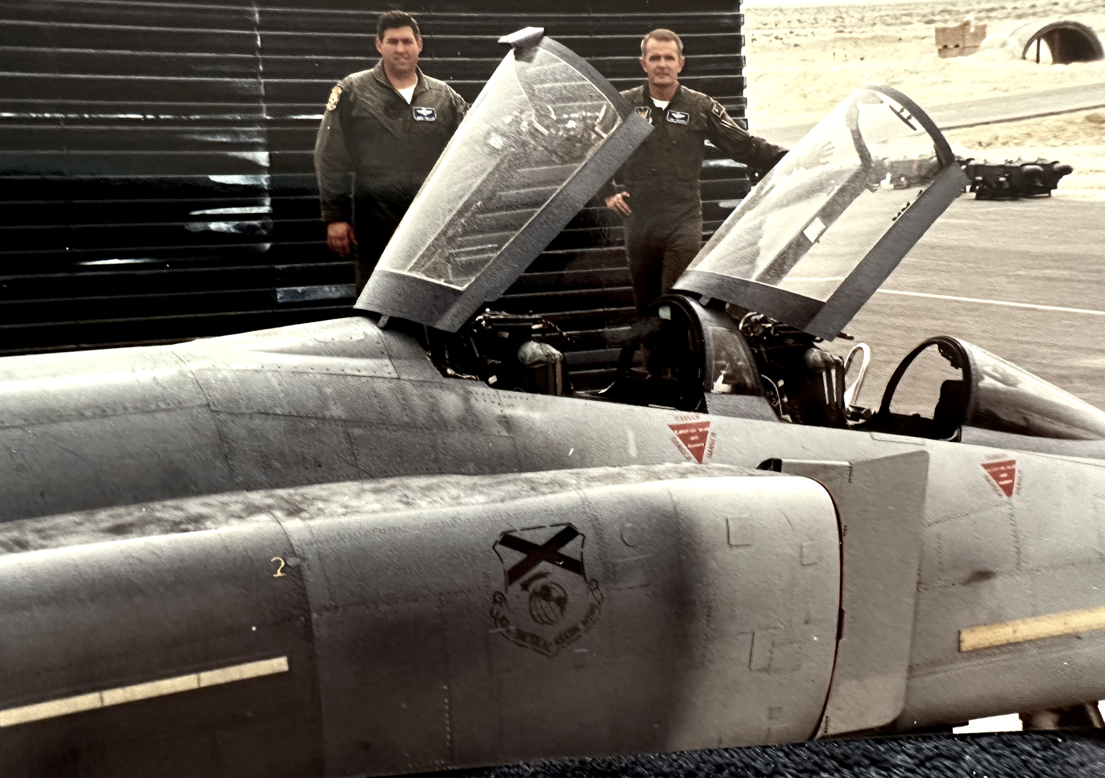 Flying F-4 Reconnaissance Phantoms Unarmed And Unafraid In Desert