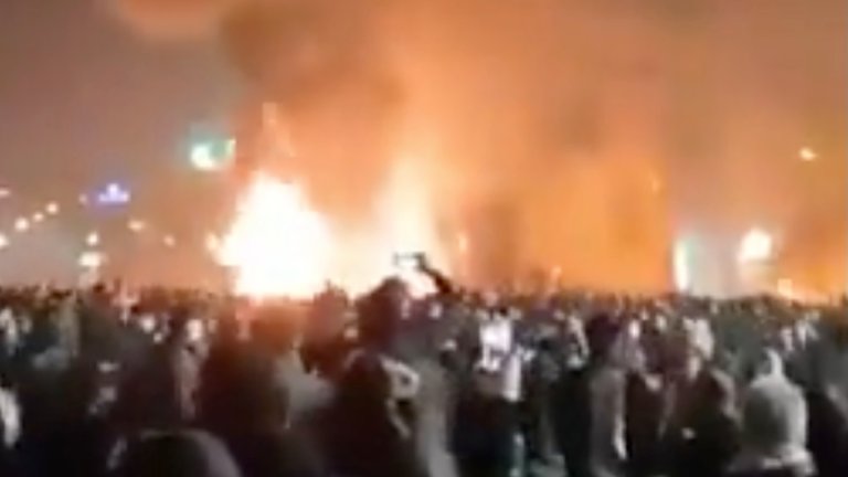 Major protests in Iran spread for another day.