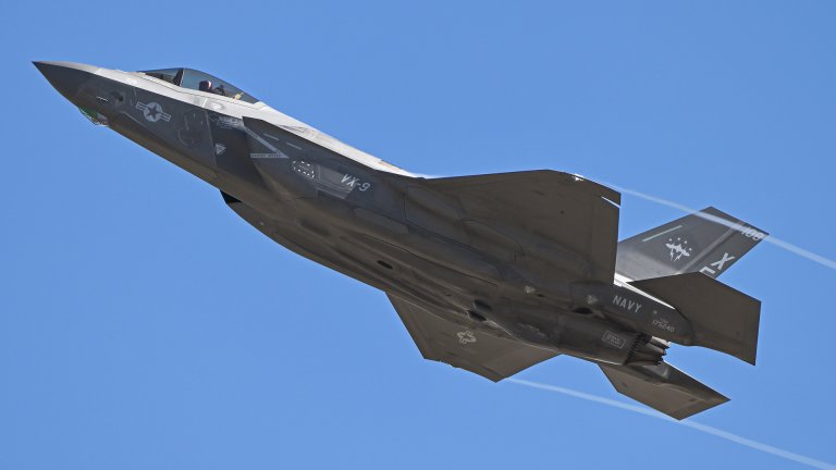 The Navy is now flying F-35As for test and evaluation purposes.